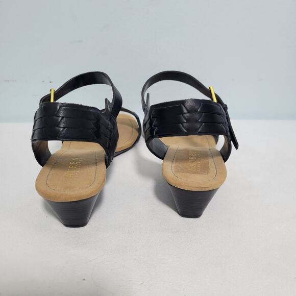 Lauren Ralph Lauren Latrice Black Wedge Sandals Size 10B 31526- - Picture 3 of 6